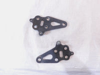 Pair Black 2008-2016 Polaris Victory Vision Engine Motor Mount Rear Brackets - C3 Cycle