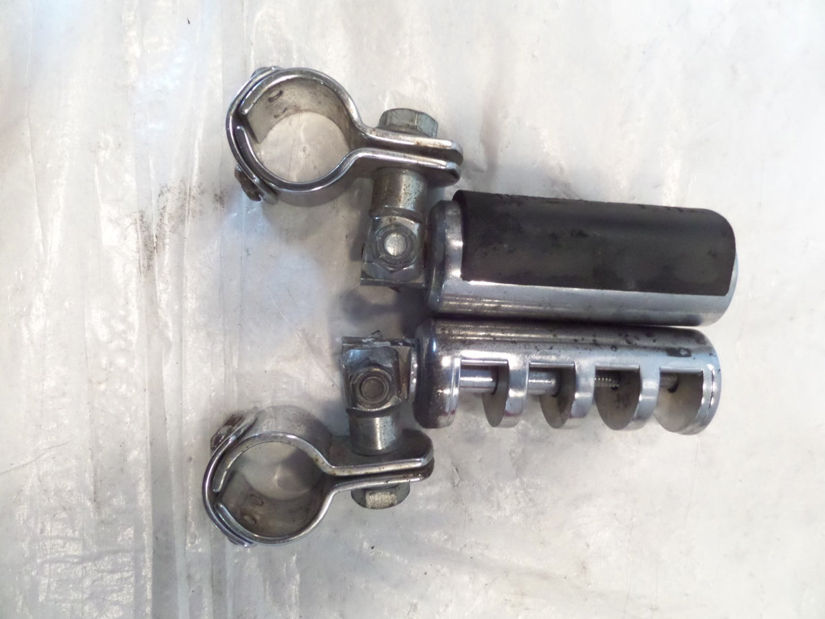 Harley Road King Electra Glide & Street Glide Highway Peg Mount Clamps w/ Pegs - C3 Cycle