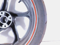 2004-2008 Honda Interceptor 800 VFR800 VFR800A ABS Silver Rear Wheel Rim & Tire - C3 Cycle