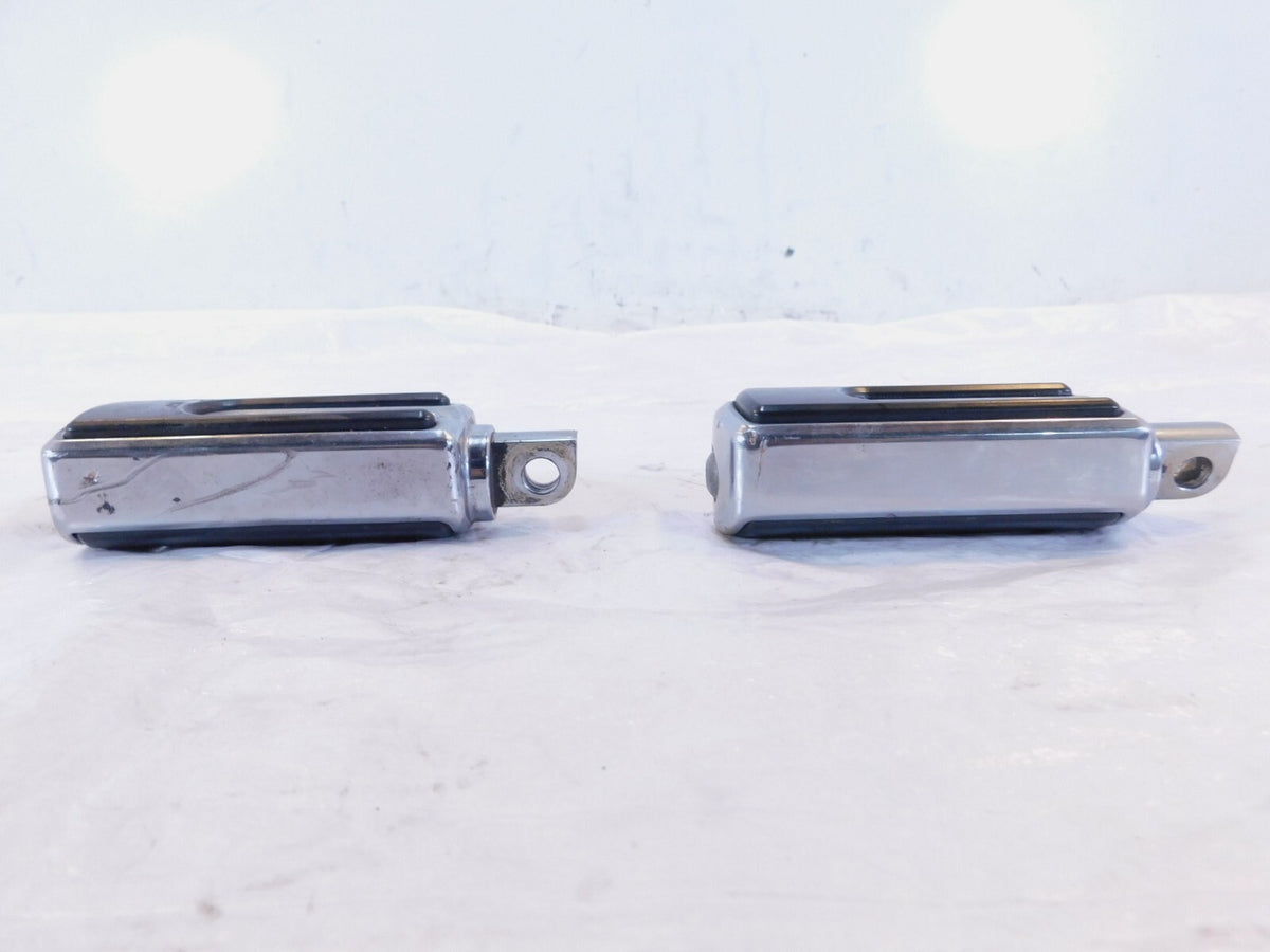 Harley Touring CVO Dyna Sportster & Softail Chrome & Rubber Footpegs Footrests