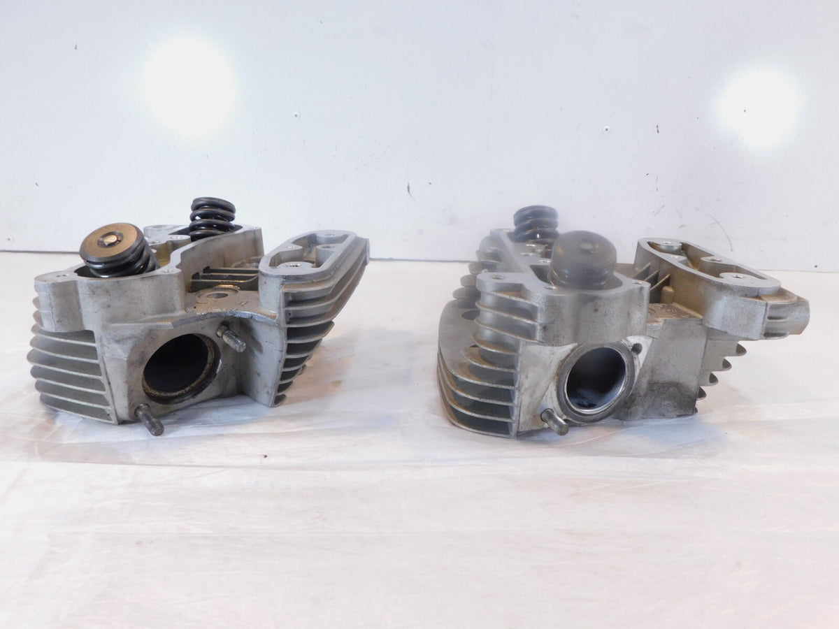 Harley Davidson Sportster 883 Hugger & Custom Silver Cylinder Heads w/ Valves - C3 Cycle