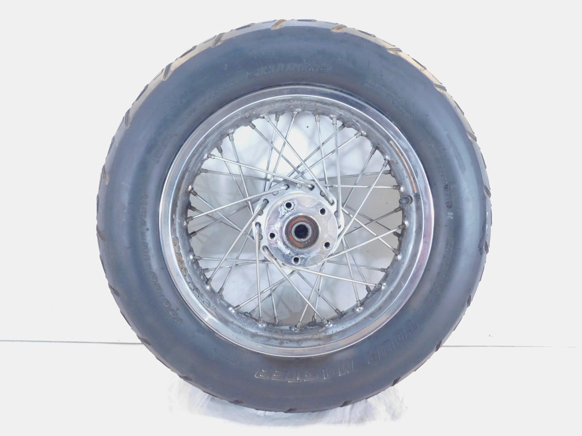 Victory V92 Deluxe Classic Touring Cruiser Aluminum Laced Rear Wheel Rim & Tire - C3 Cycle