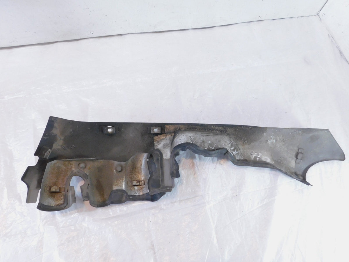 Honda GL1800 Goldwing 1800 Silver Left Exhaust Header Pipe Muffler Shield Cover - C3 Cycle