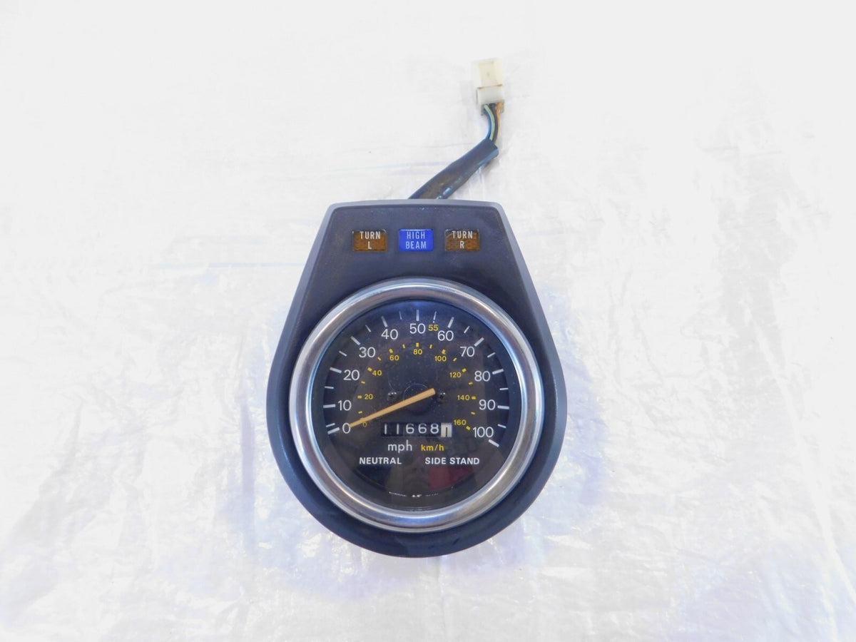 1986 & 1987 Suzuki Savage 650 LS650 Speedometer Speedo Meter Gauge & Trim Hood - C3 Cycle