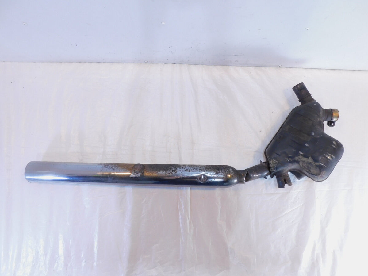 Honda GL1500 Goldwing Exhaust Header Pipe Chamber Collector & Muffler -Damage