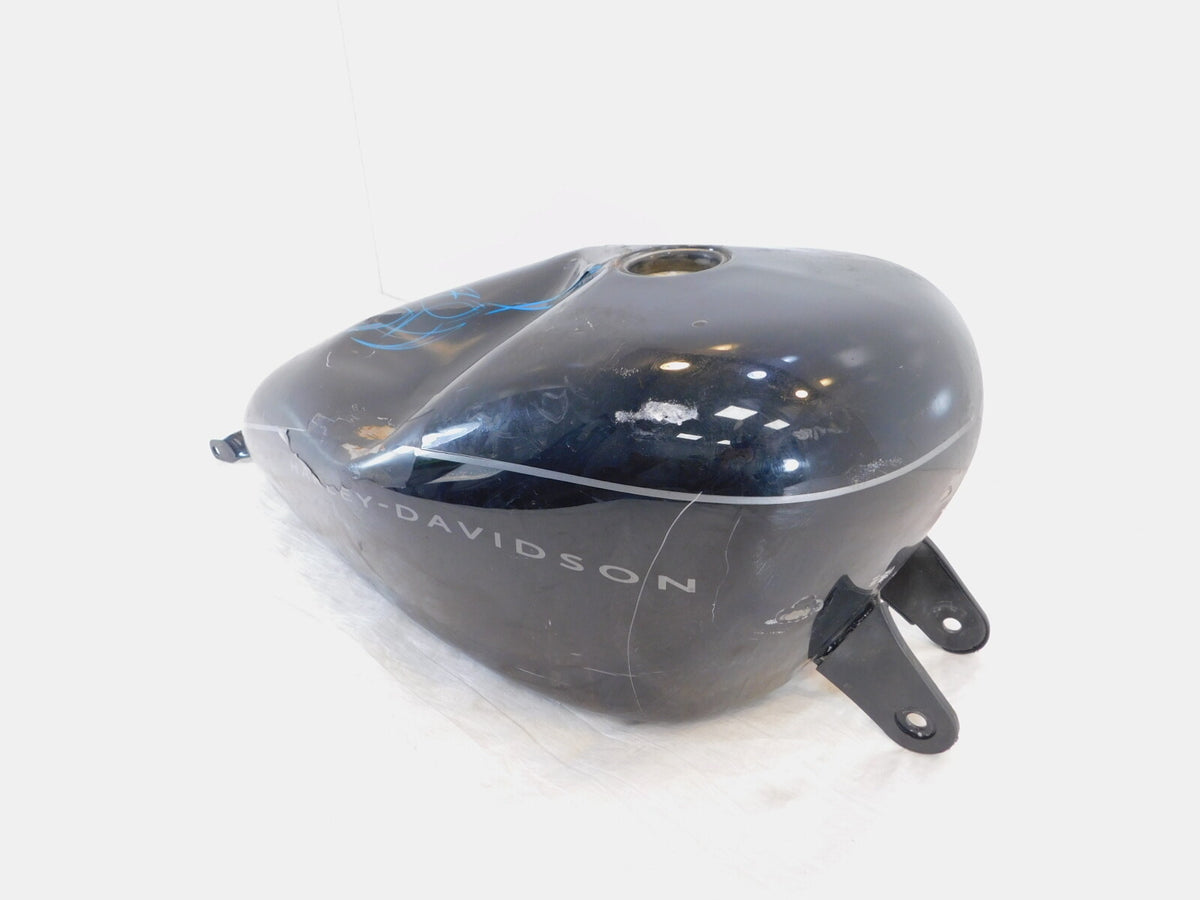 *Dented* Harley Davidson Sportster 883 1200 Black Fuel Gas Petrol Tank Reservoir - C3 Cycle