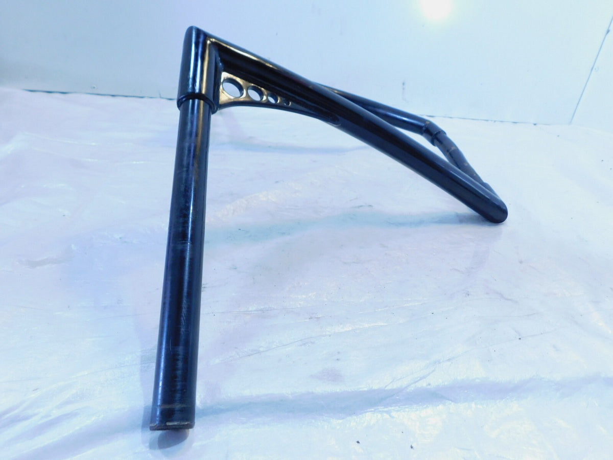 Bent Harley Softail Sportster & Dyna 16" Black Ape Hanger Handlebars Handle Bars - C3 Cycle