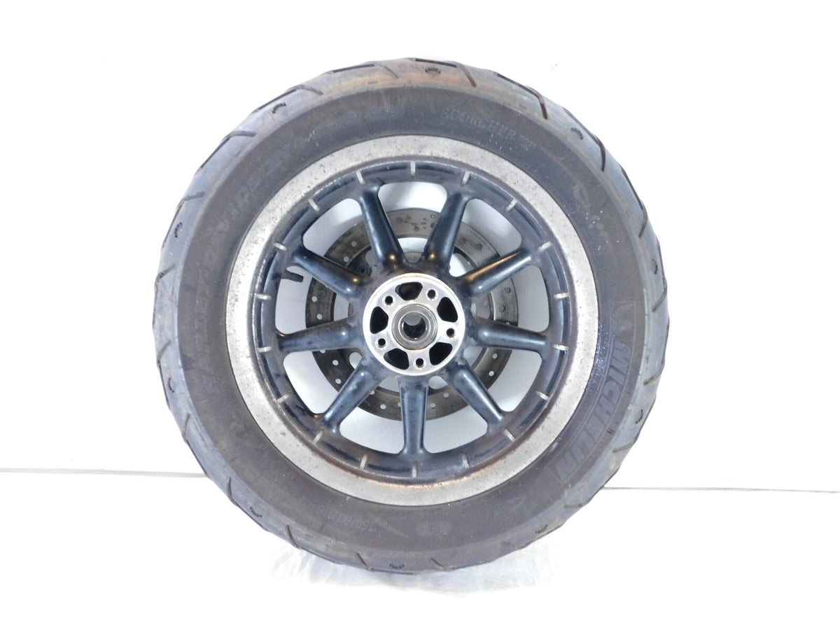 Harley Touring Road Street & Electra Glide Gloss Black Mag Cast Rear Wheel Rig - C3 Cycle