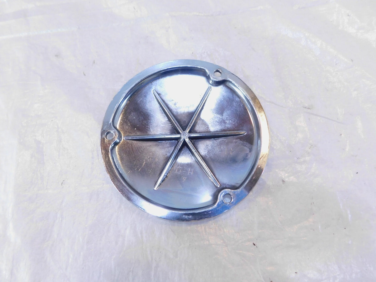 Harley Evo Softail Dyna & FXR Left Engine Motor Chrome Derby Clutch Cap Cover - C3 Cycle