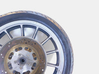 1996-1999 Harley Sportster 883 & 1200 Silver Dual Disc Front Wheel Rim & Rotors - C3 Cycle