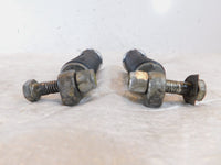 Harley Davidson FXR Dyna Sportster & Softail Black Rubber Footpegs Footrests - C3 Cycle