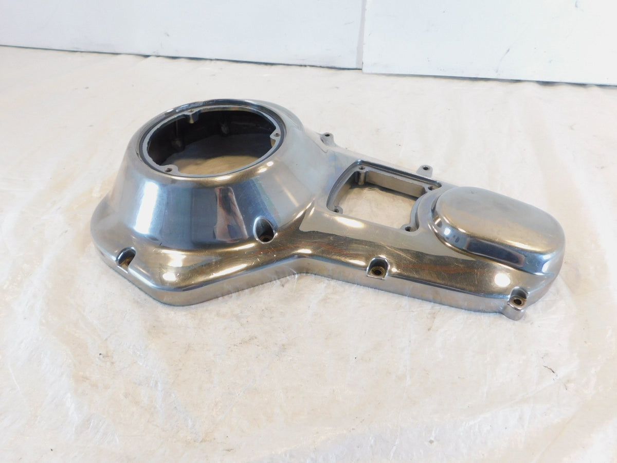 Harley Davidson Electra Glide Chrome Primary Engine Motor Clutch Cover 60606-89 - C3 Cycle