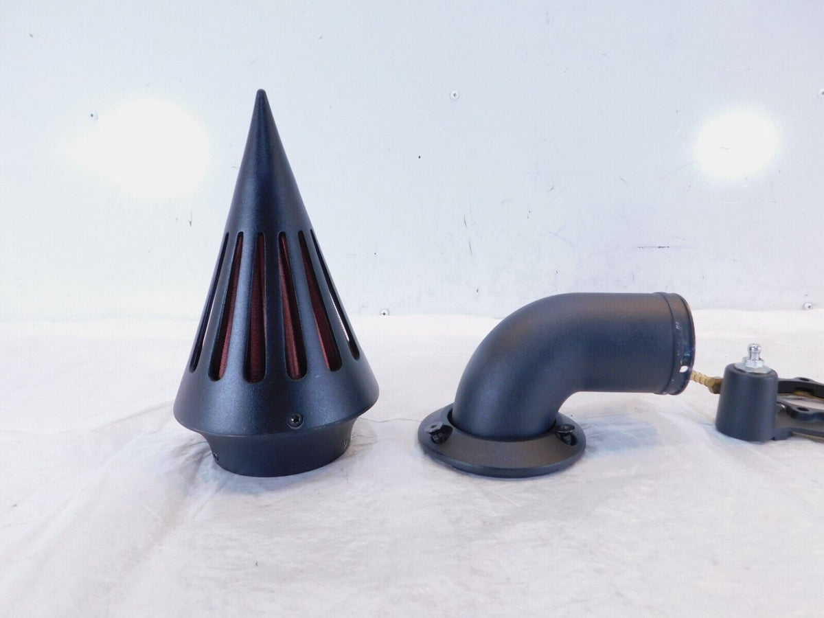 Harley Davidson Sportster 883 & 1200 Black Spike Cone Air Intake Cleaner Filter - C3 Cycle