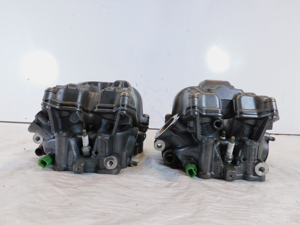 2000-2003 Aprilia SL1000 Falco Engine Front/Rear Cylinder Heads w/ Valves - C3 Cycle