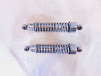 Harley Sportster 883 & Ironhead 1000 & 1100 Chrome Rear Shock Absorbers 12.5" in - C3 Cycle