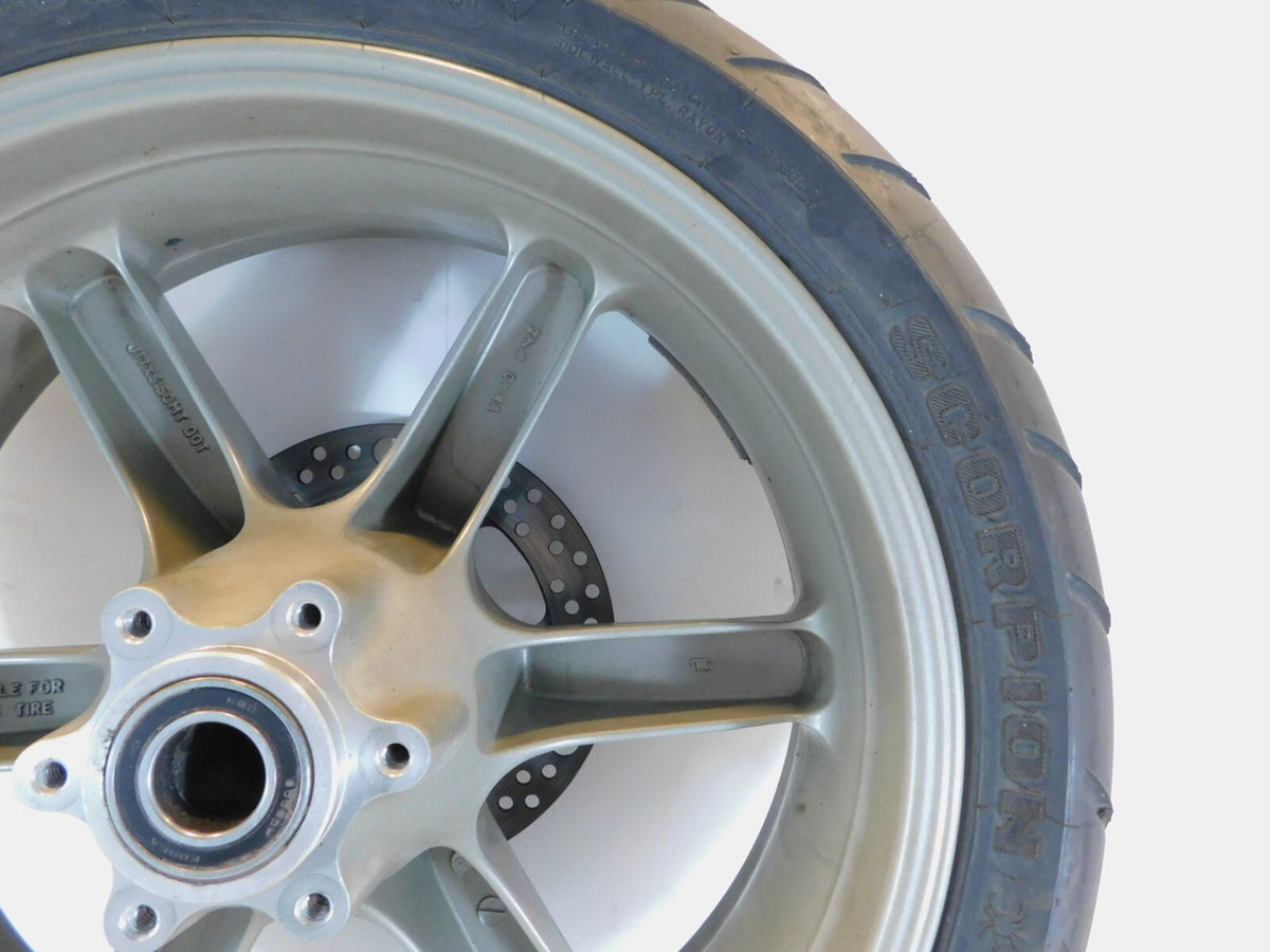 2007-2009 Buell XB XB12 XB12X Ulysses Cast 6 Spoke Rear Wheel Rim Tire & Rotor - C3 Cycle
