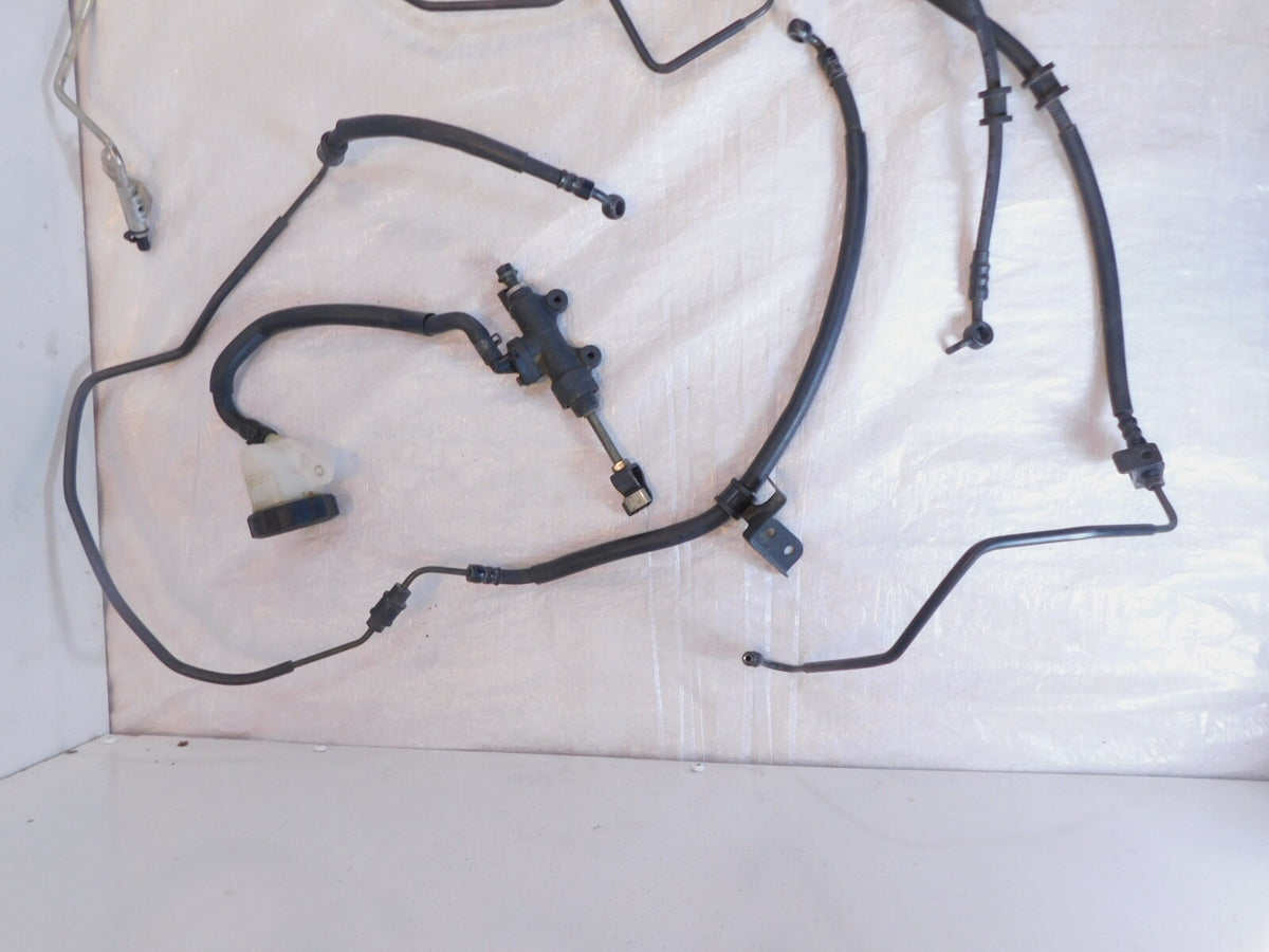 2014 Honda CTX 1300 ABS Rear Wheel Brake Master Cylinder & Hose Pipe Line Lot - C3 Cycle