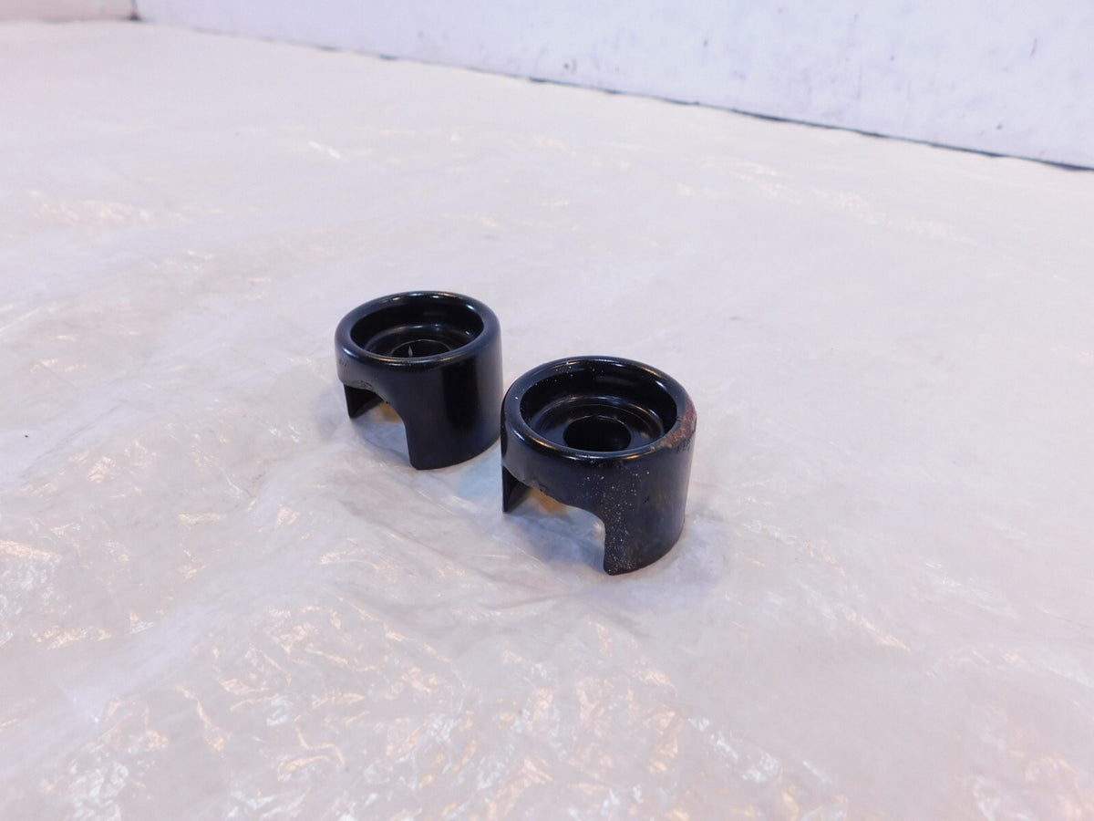 Harley Davidson Sportster 883 & 1200 Black Rear Shock Absorber Top Bolt Covers - C3 Cycle