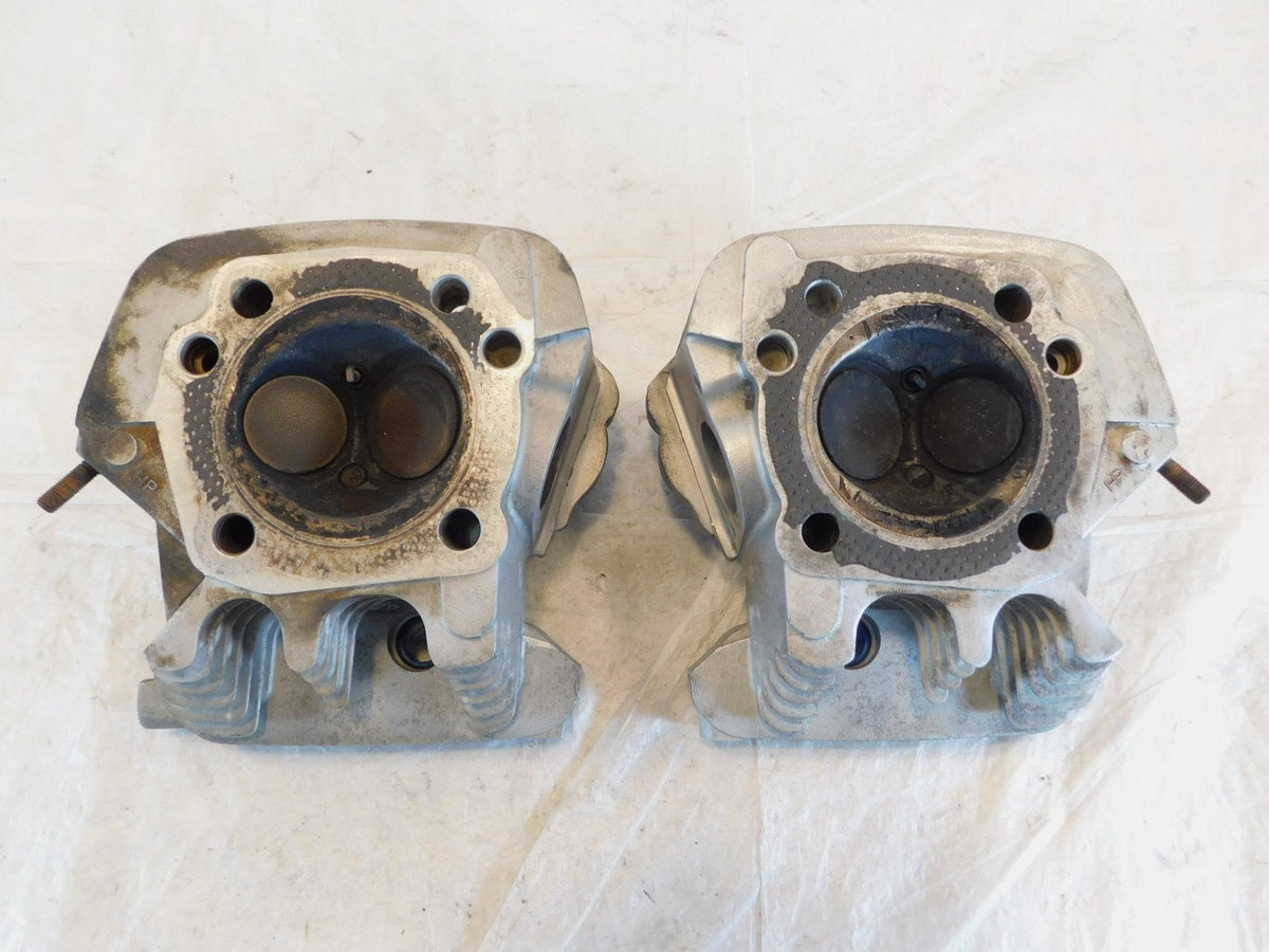 Harley Sportster 883 Front & Rear Engine Motor Cylinder Heads Springs & Valves - C3 Cycle