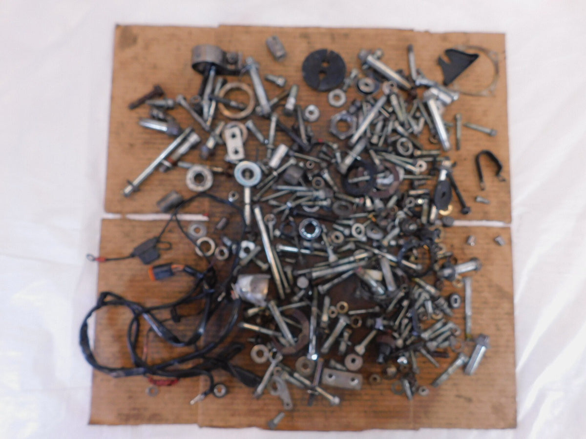 2001 Harley Davidson Sportster XL883 Hugger Nuts Bolts & Brackets Parts Box Lot - C3 Cycle
