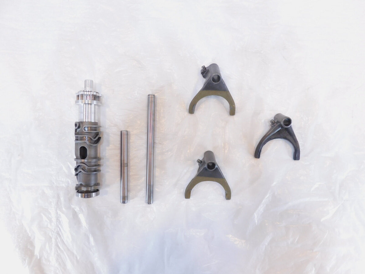 Harley Davidson Dyna Softail 6 Speed Transmission Shift Shifter Forks & Cam Drum