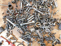 99 Harley Davidson Dyna Wide Glide FXDWG Engine Nut Bolt Brackets Parts Box Lot - C3 Cycle
