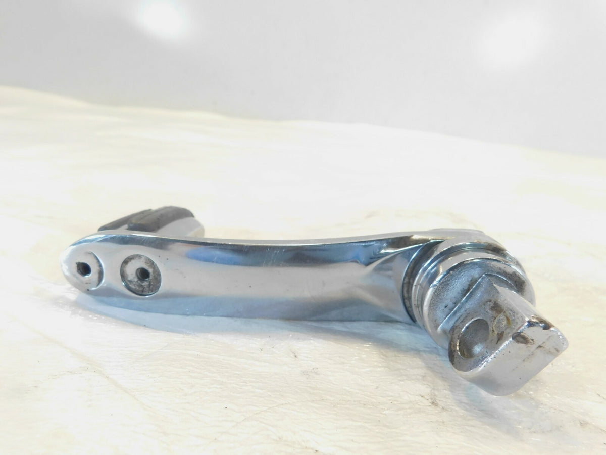 Right Harley Touring Dyna Sportster & Softail Chrome Heel Rest Footpeg Footrest - C3 Cycle
