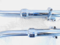 95-99 Harley Davidson Dyna Super Glide Chrome Left Right Fork Tube Shocks - Bent - C3 Cycle