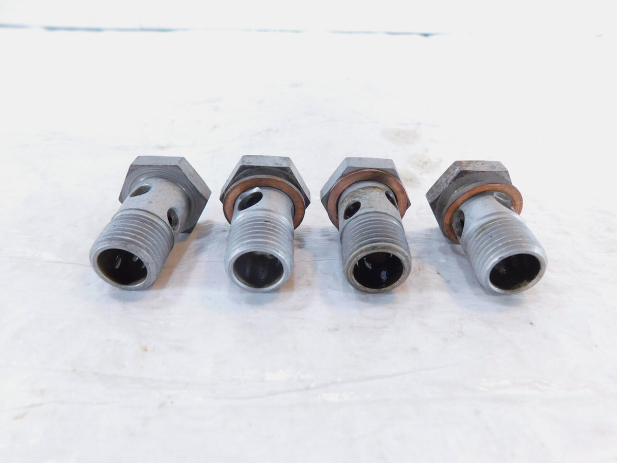 BMW F650 F650GS F650CS & R1200C R1200 Oil Pipe Hose Hollow Banjo Bleeder Bolts - C3 Cycle