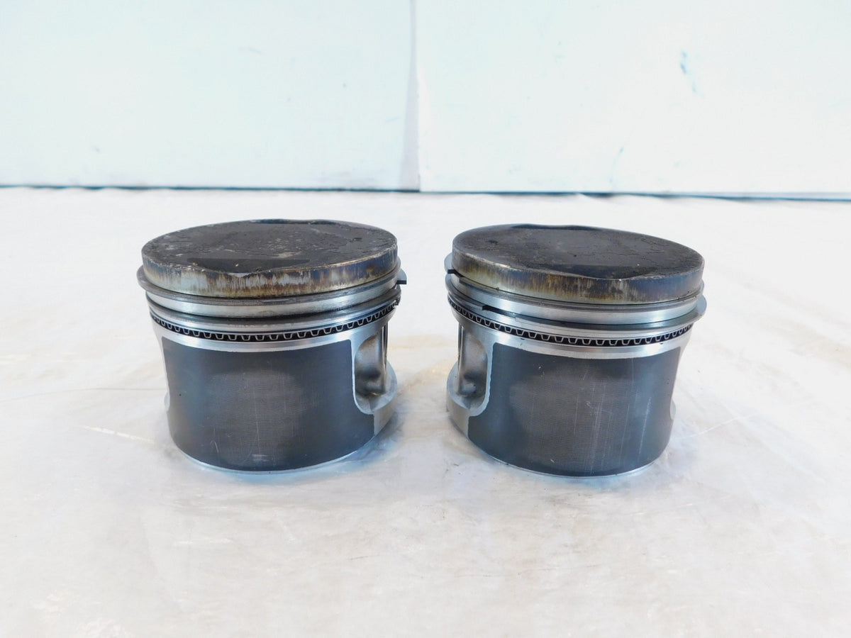 Pair Harley Davidson Sportster 883 Engine Motor Silver Cylinder Pistons Pair - C3 Cycle