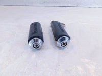 Harley Touring Dyna Sportster & Softail ISO Chrome & Rubber Footpeg Footrests - C3 Cycle
