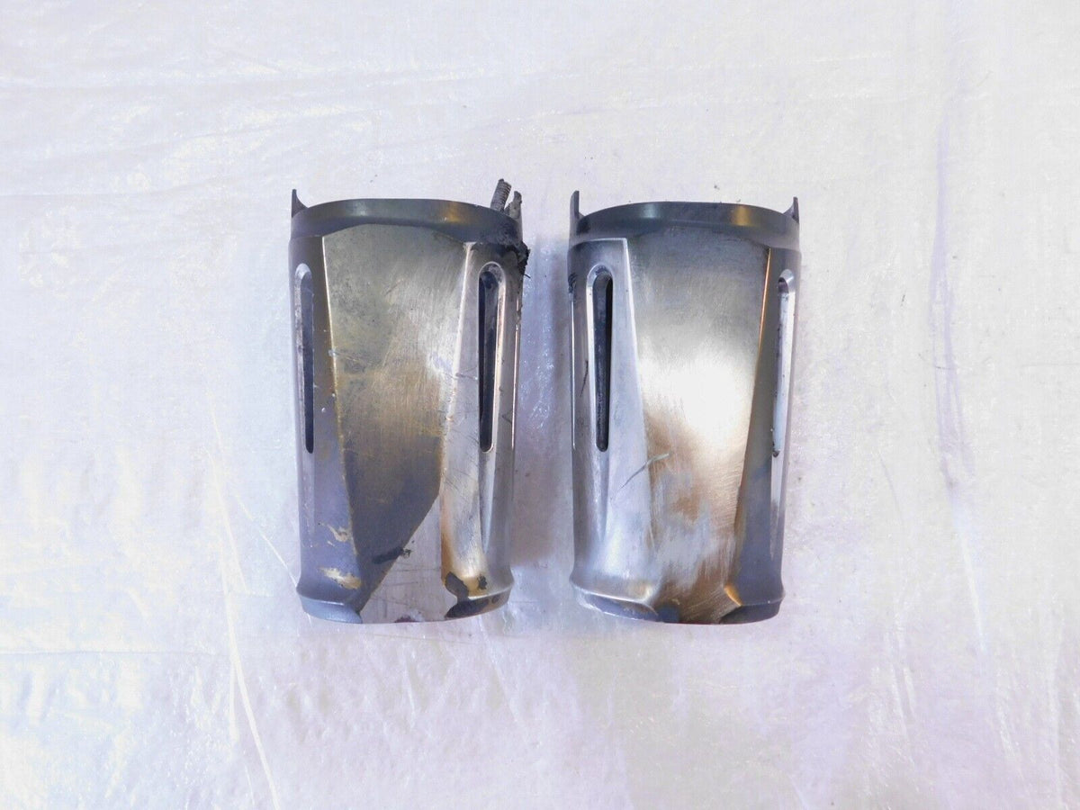 Harley TRoad King & Electra Glide & Softail Slotted Front Fork Slider Cover Tins - C3 Cycle