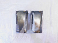 Harley TRoad King & Electra Glide & Softail Slotted Front Fork Slider Cover Tins - C3 Cycle