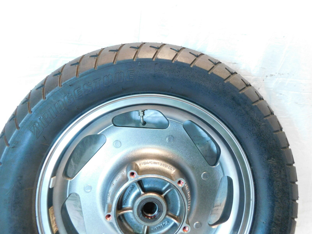 Kawasaki Vulcan VN1600 Nomad 1600 Classic OEM Silver Front Cast Wheel Rim & Tire - C3 Cycle