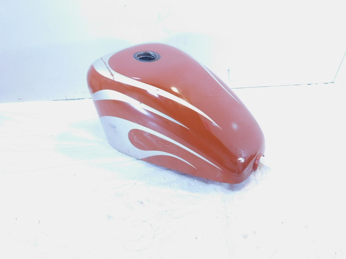2003 Harley Davidson Sportster XL883R Roadster Orange Flame Fuel Gas Petrol Tank - C3 Cycle
