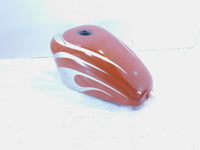 2003 Harley Davidson Sportster XL883R Roadster Orange Flame Fuel Gas Petrol Tank - C3 Cycle