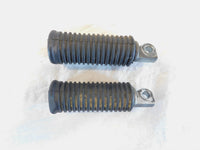 Harley Touring FXR Dyna Sportster & Softail Black Rubber Footpegs Footrests - C3 Cycle