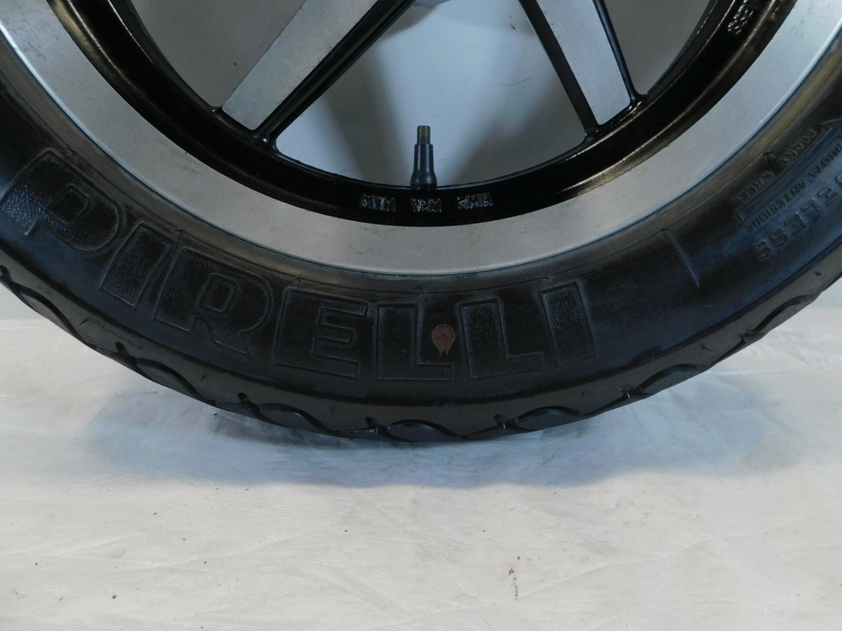 2000 00 Victory Standard V92 Cruiser Cast 5-Spoke Front Wheel Rim & Tire - C3 Cycle