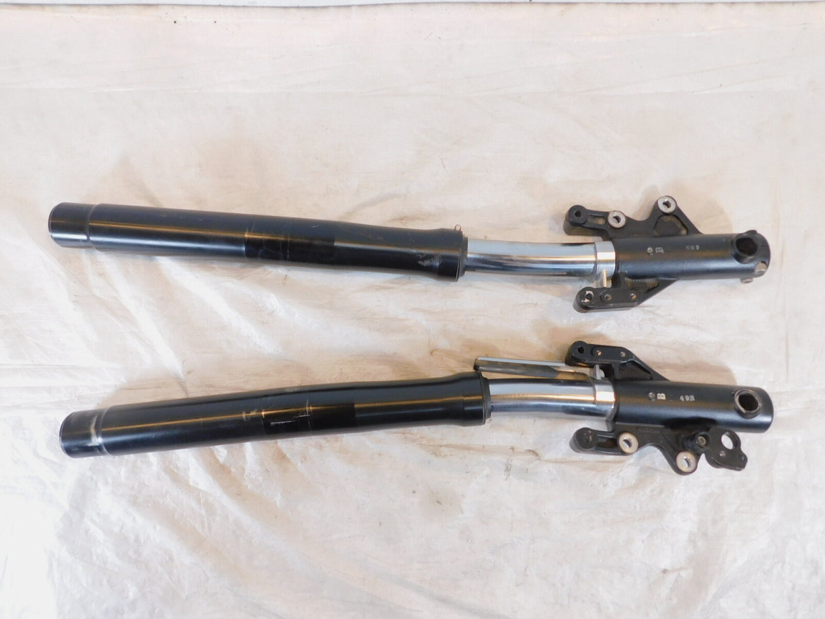 2015-2017 Victory Magnum Right & Left Fork Leg Tube Suspension Shocks -Bent - C3 Cycle