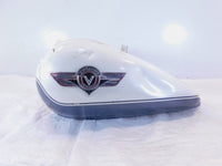 97-03 Kawasaki Vulcan 1500 Classic White & Blue Gas Fuel Petrol Tank Reservoir - C3 Cycle