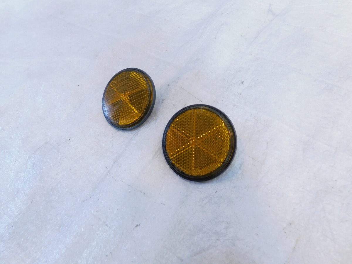 Pair Honda CBR1000RR Shadow 750 1100 Rear License Plate Plate Bracket Reflectors - C3 Cycle