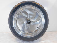 2006 2007 2008 Victory Kingpin & Vegas Silver Cast Rear Wheel Rim w/ Tire 18"x5" - C3 Cycle