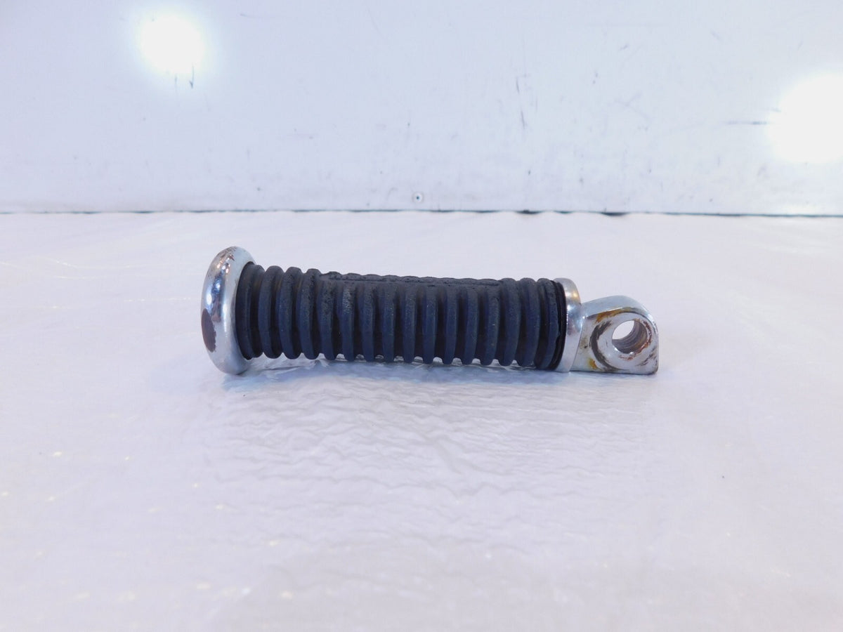 Harley Touring FXR Dyna Sportster & Softail Single Black Rubber Footpeg Footrest - C3 Cycle