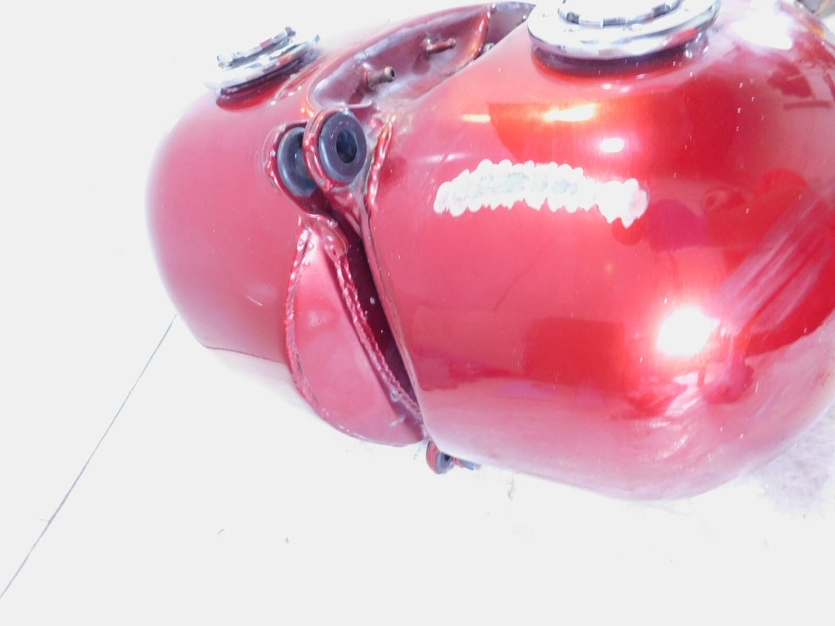 85-90 Harley Davidson Softail FXSTC Custom Left Right Red Fuel Gas Petrol Tanks