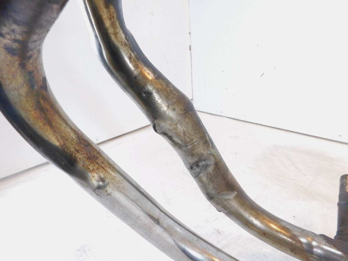 Honda CB1000 Chrome Rear Engine Left Exhaust Header Pipes & Mufflers -Damaged - C3 Cycle