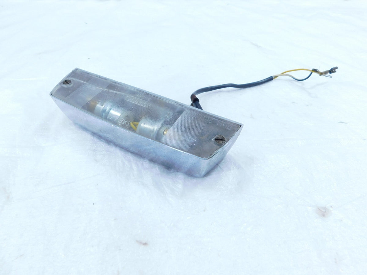1976 76 Moto Guzzi Convert I V1000 Rear Fender License Plate Tag Light Lamp - C3 Cycle