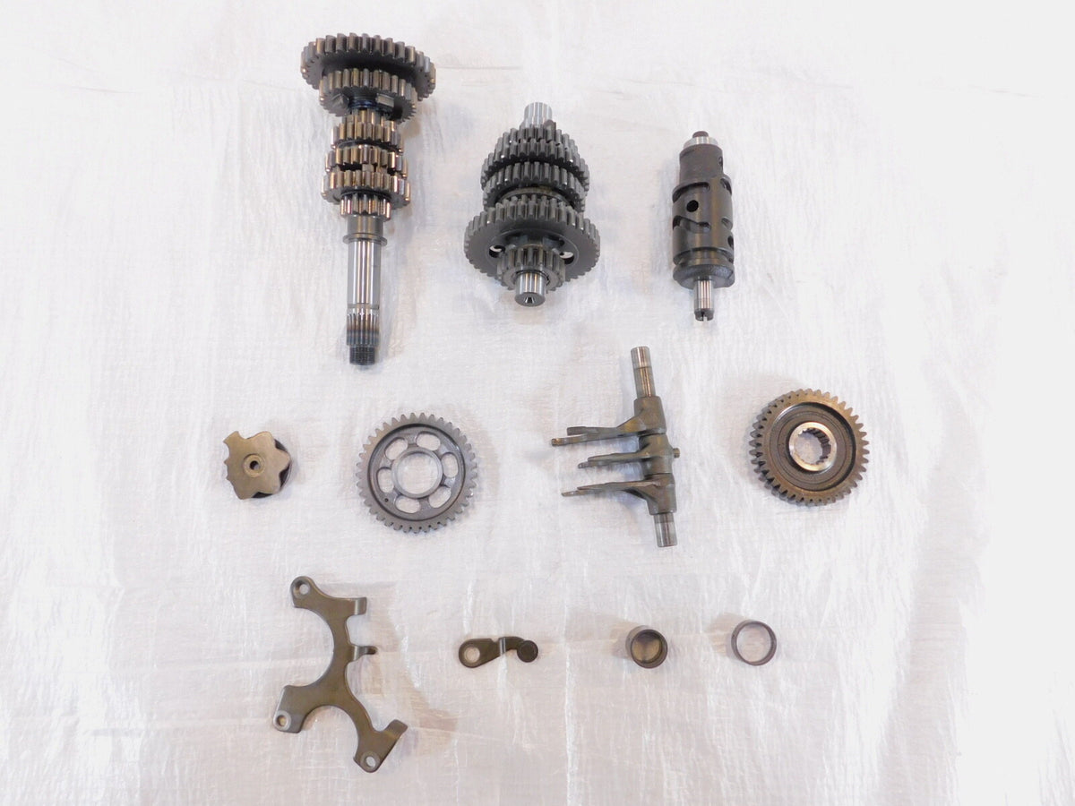 Honda VT500 Ascot & Shadow 500 Transmission Gears Drum & Shift Shifter Forks - C3 Cycle