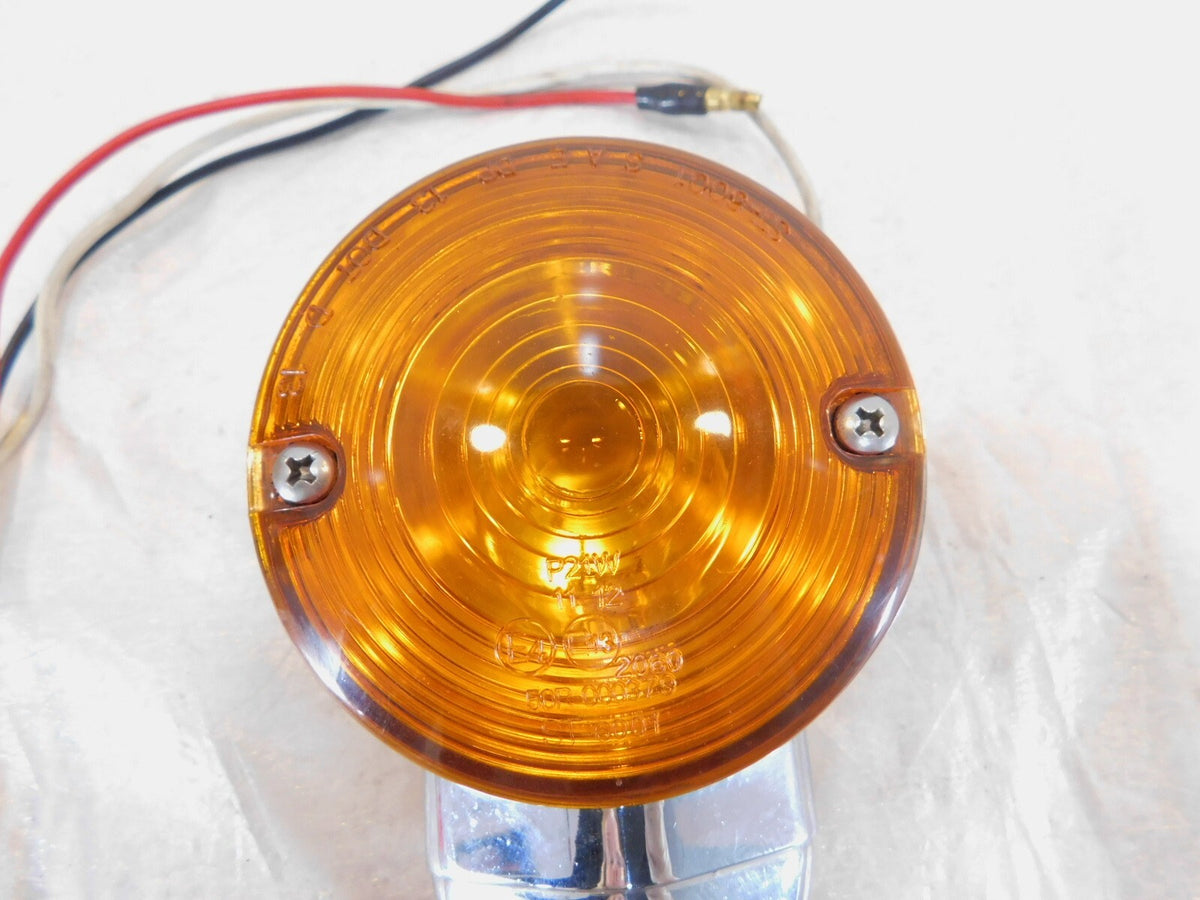 Harley Touring Softail Road King Electra Glide Front Turn Signal Indicator Light - C3 Cycle