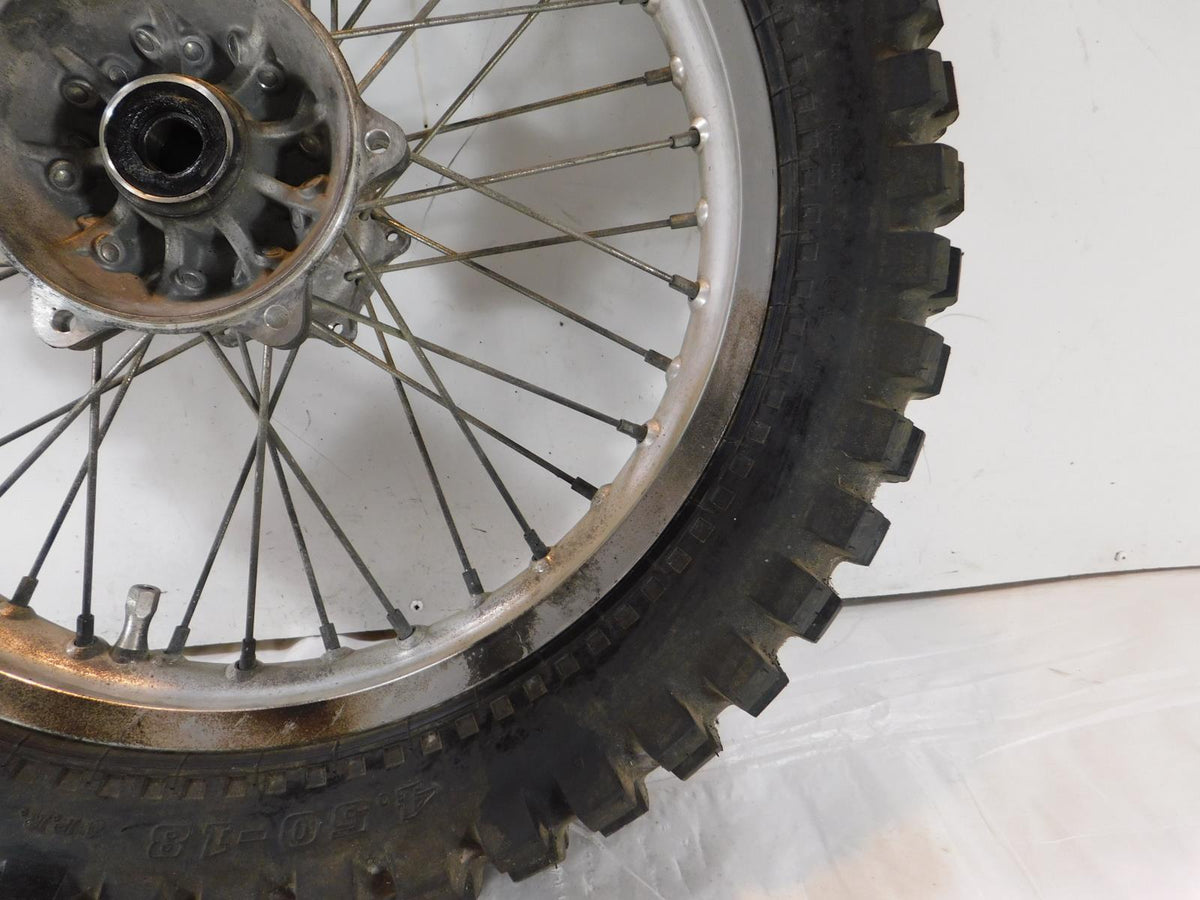 Kawasaki KLX250S KLX250 KLX300 Laced Rear Wheel Rim w/ Tire - 41025-0320-WA - C3 Cycle
