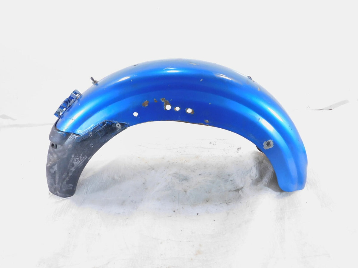 1981-1993 Harley Davidson Sportster 883 1100 1200 Blue Rear Wheel Cover Fender - C3 Cycle